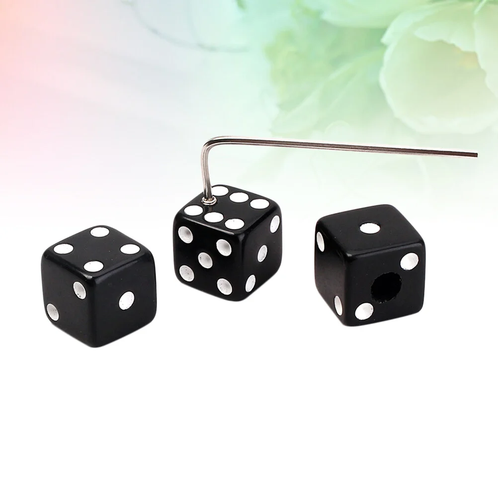 

Dice Shaped Control Knobs Fit Split Shaft Guitars (Black)