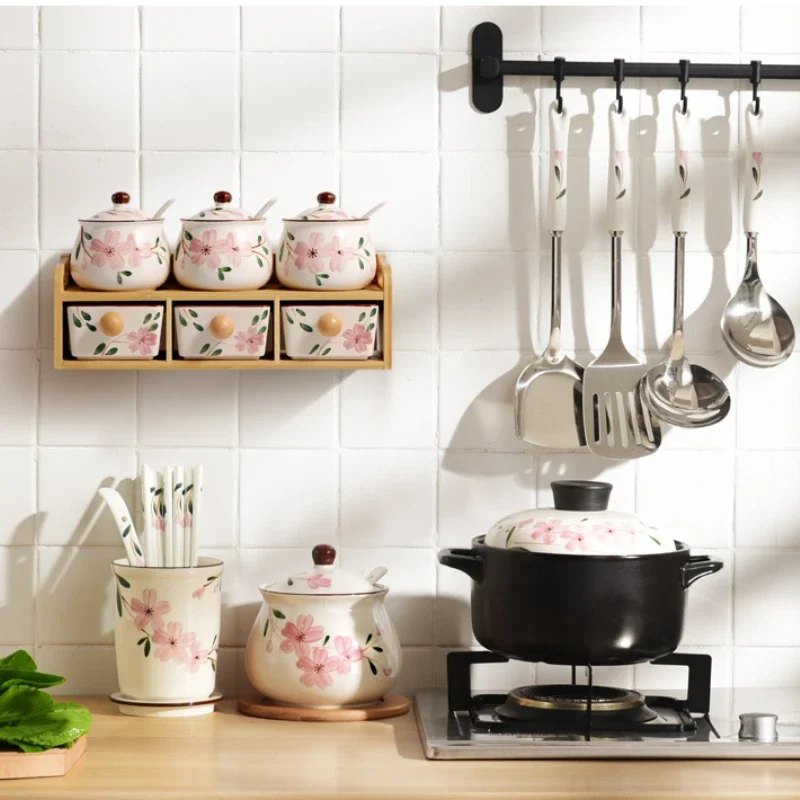 Бытовая Кухня искусственная керамика емкость для приправ коллекция двухслойный