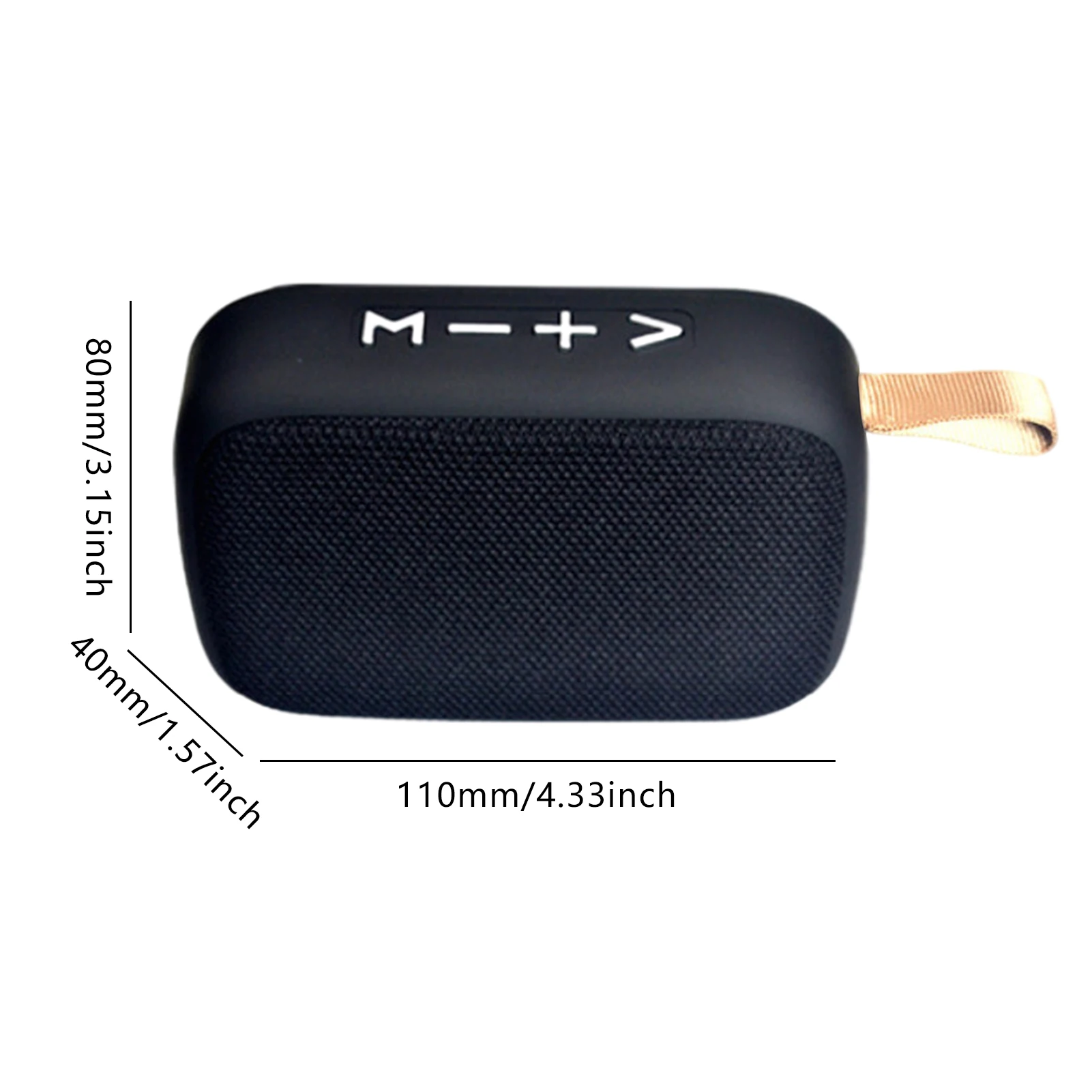 Portable Speaker Outdoor USB Wireless Subwoof Mini Sound Box Support BT TF Card FM Radio Speakers Voice Broadcast images - 6