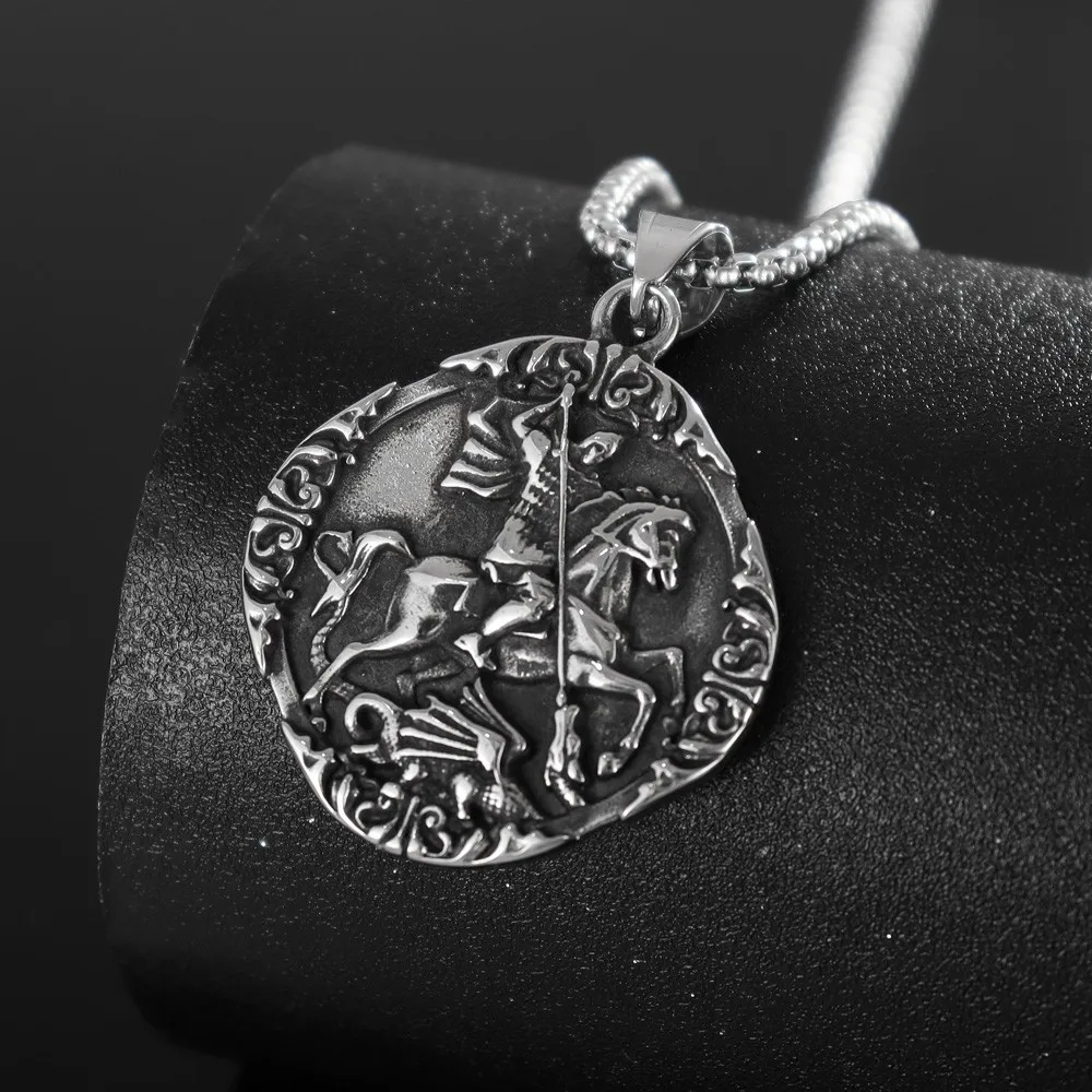 Винтажный подвесной рыцарь времен Средневековья очаровательное мужское