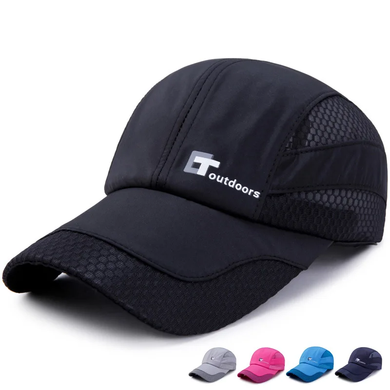 

Летняя спортивная дышащая быстросохнущая Мужская Женская Мужская сетчатая бейсболка для путешествий туризма Регулируемая Солнцезащитная...