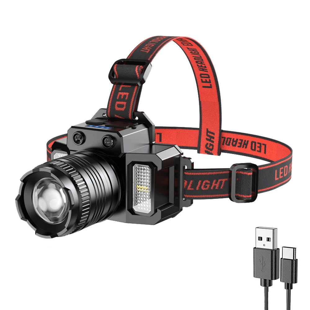 

USB перезаряжаемый налобный фонарь 2000 мАч