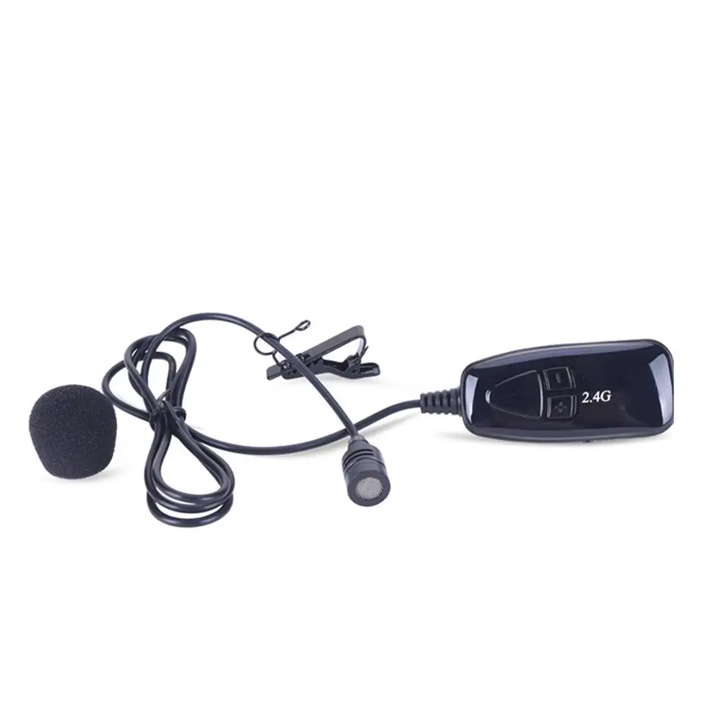 

Microphone Portable Practical Clip-on Mic Set Transmitter Receiver Teaching Lecture Online Chatting Microphone