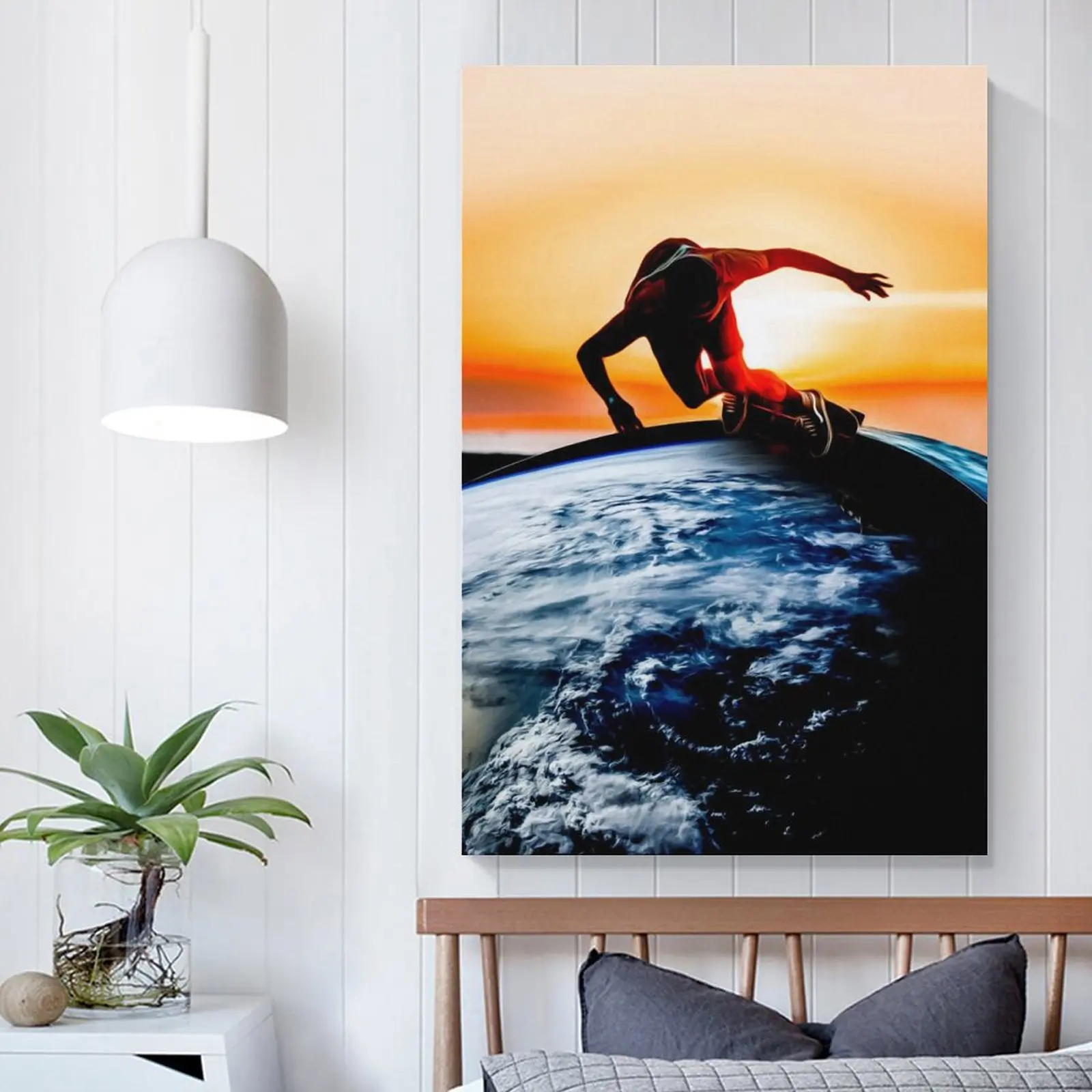 

Fantasy Skate Canvas Painting Fashion Wall Art Poster Living Room Bedroom Home Decoration Mural