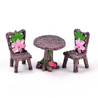 diy aquarium decoration mini chair miniatures fairy garden ornaments figurines toys dollhouse accessories home decor