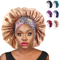 sleep cap fashion comfy foldable floral print headband hair bonnet hair treatment shower cap sleep cap