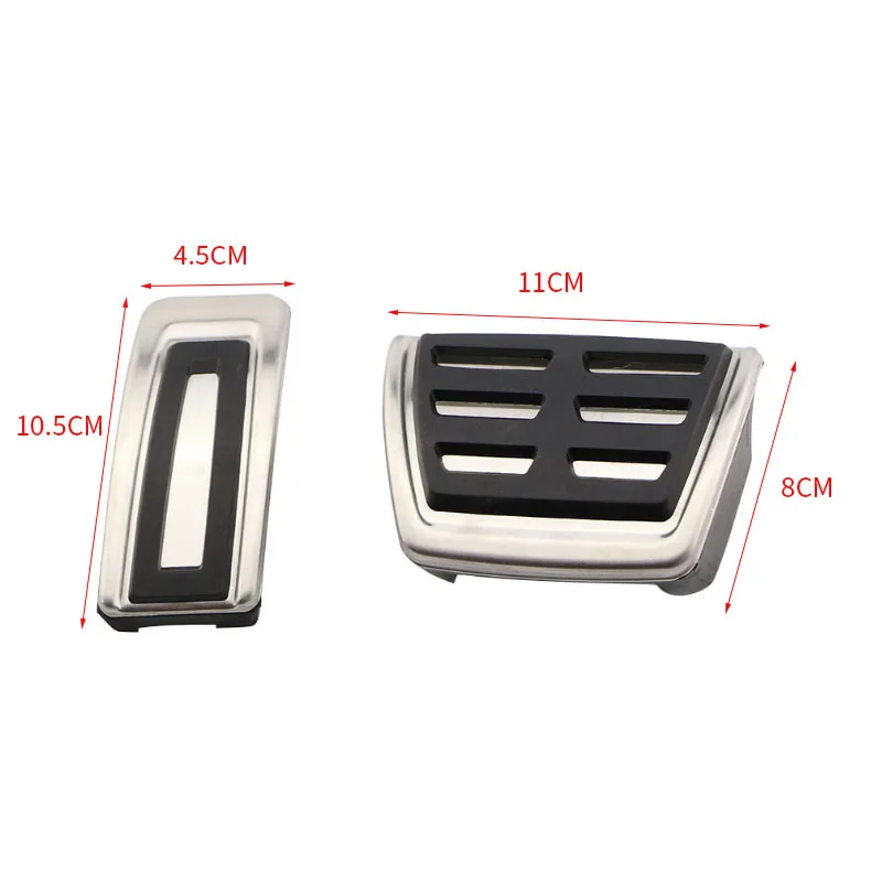 

Автомобильный чехол на педаль для Skoda Karoq 2017 2018 2019 2020 2021, чехлы на педали газа, педали тормоза, подставки для ног с левым рулем, аксессуары