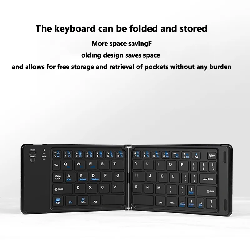 Кожаный чехол со складной беспроводной клавиатурой и пряжкой для VIVO X Fold3 Fold 3 PRO 5G