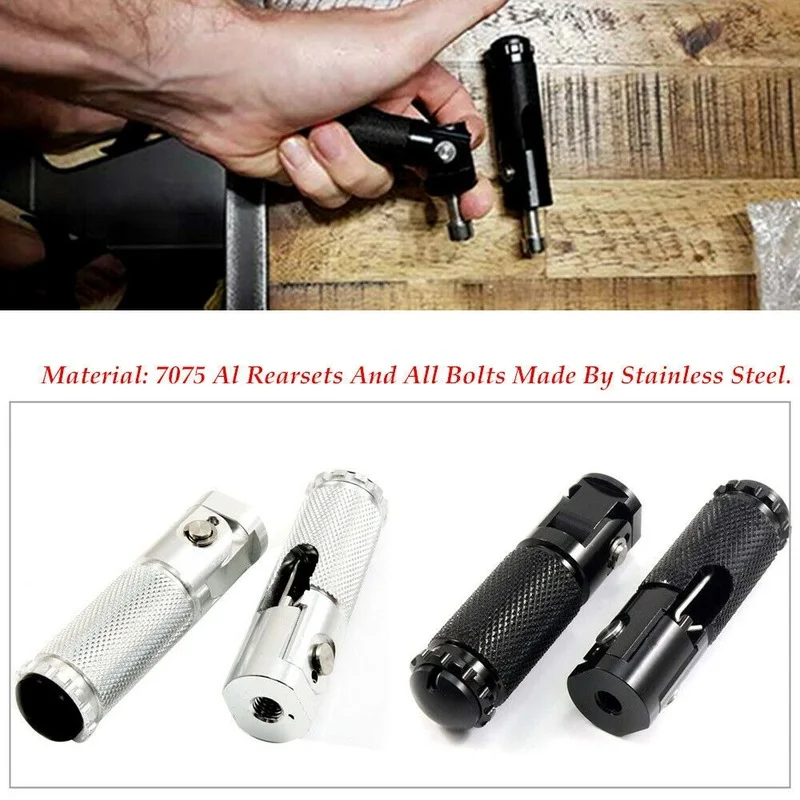 

2 шт., Универсальные складные подножки для мотоцикла