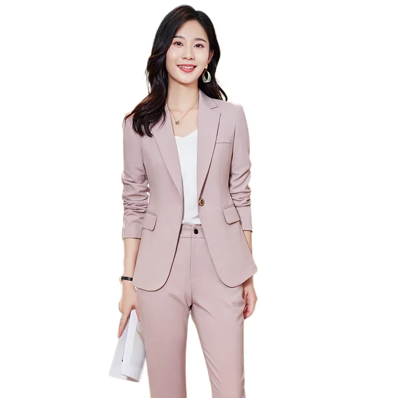 Новинка 2023 женский профессиональный костюм Busalong с длинными рукавами в западном