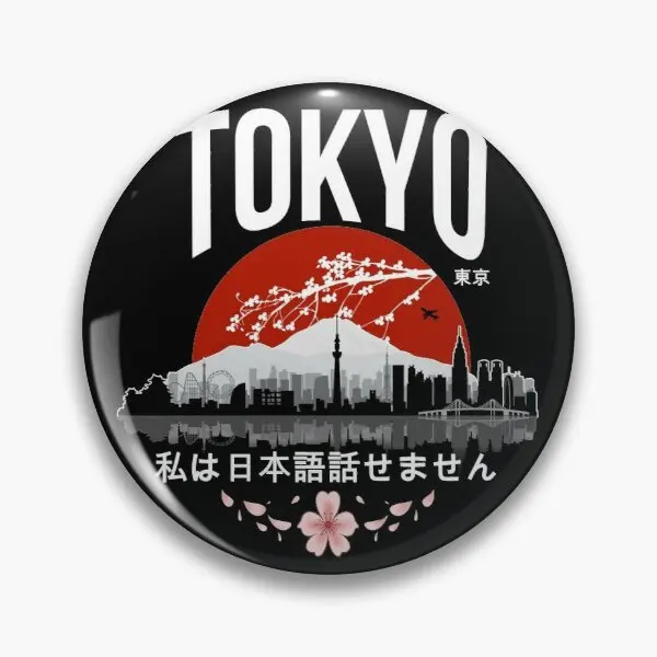 

Настраиваемая мягкая Брошь-булавка «Я не говорю» в японском и белом Токио, заколка на лацкан, креативная забавная мультяшная модная шляпа