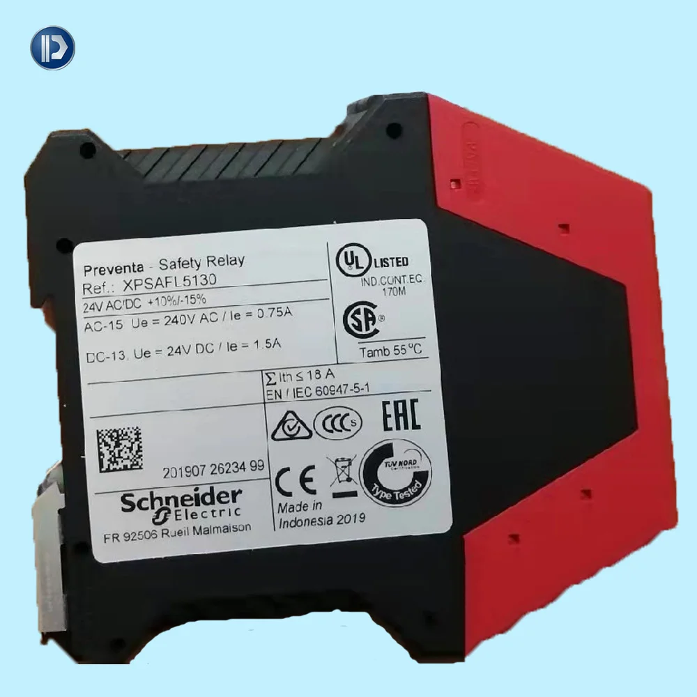 

Elevator Spare parts XPSAFL5130 Schneider Monitoring Emergency Stop Safety Relay