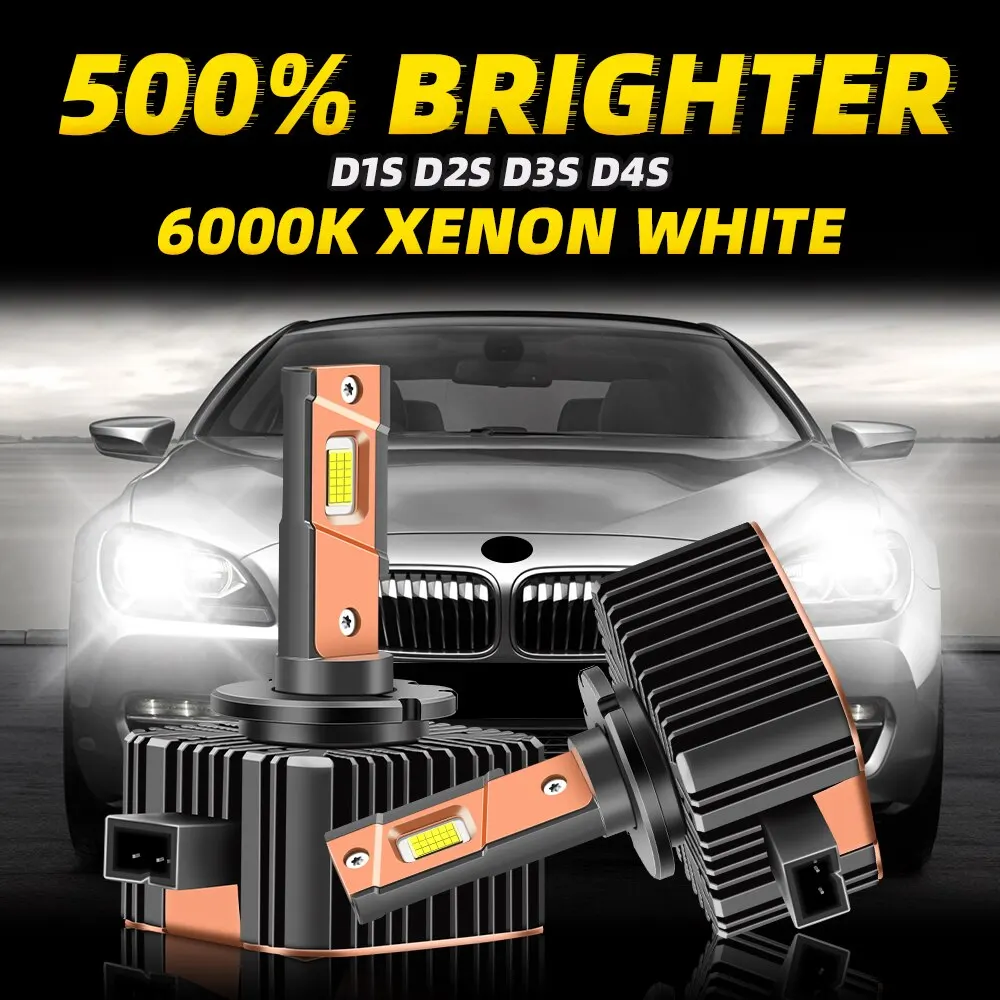 

Roadsun D1S D4S D3S D2S Лампы Для Фар 6000K Холодный Белый Свет На 500% Ярче Автомобильные Ксеноновые Фары Запасные Части 12 ...