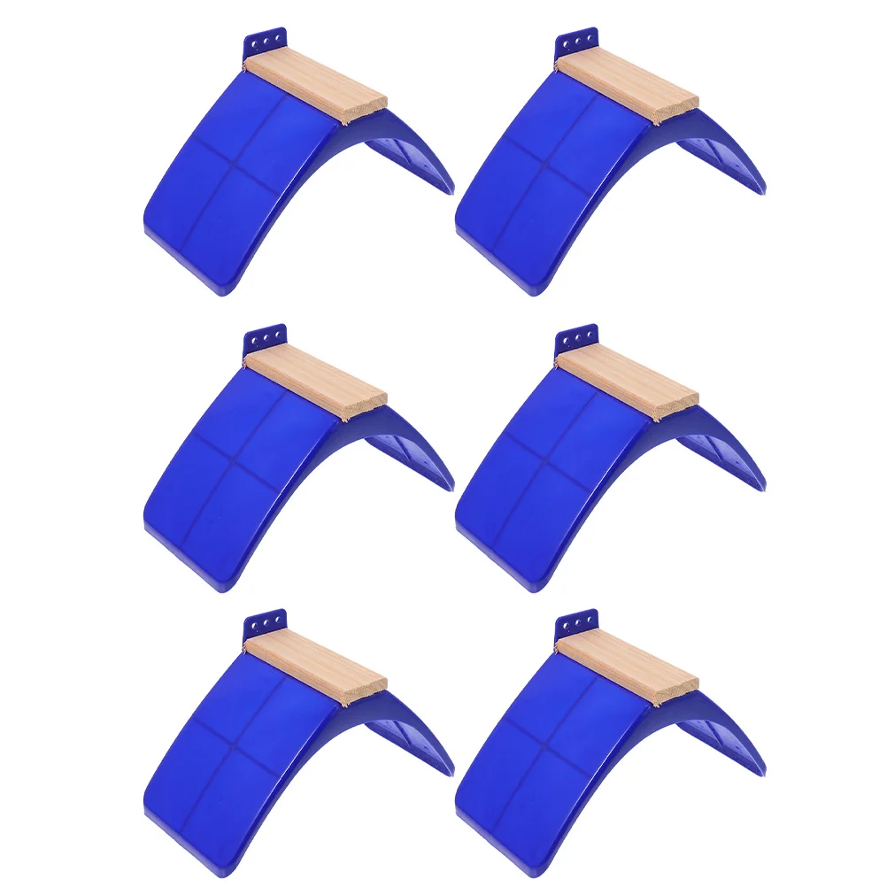 

6 Pcs Toy Pets Bird Cage Perches Grill Accesories Pigeon Rest Stand Toy Parrot Plastic Bird Perch Pigeon Cage Pigeon Perch