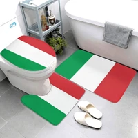 flag of italy italian bath door floor foot mat national flags rug carpet decor entrance living room home kitchen bathroom art