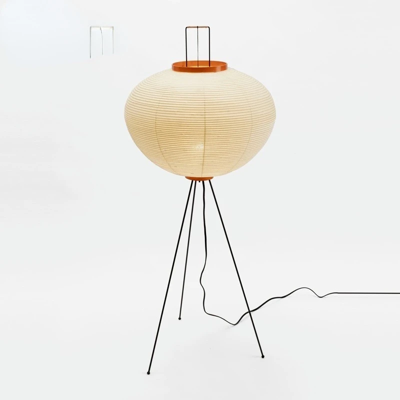 

Japanese Design Akari Noguchi Yong Floor Lamp Led E27 Rice Paper Standing Lamp Home Decor Tea House Study Living/Model Room Bar