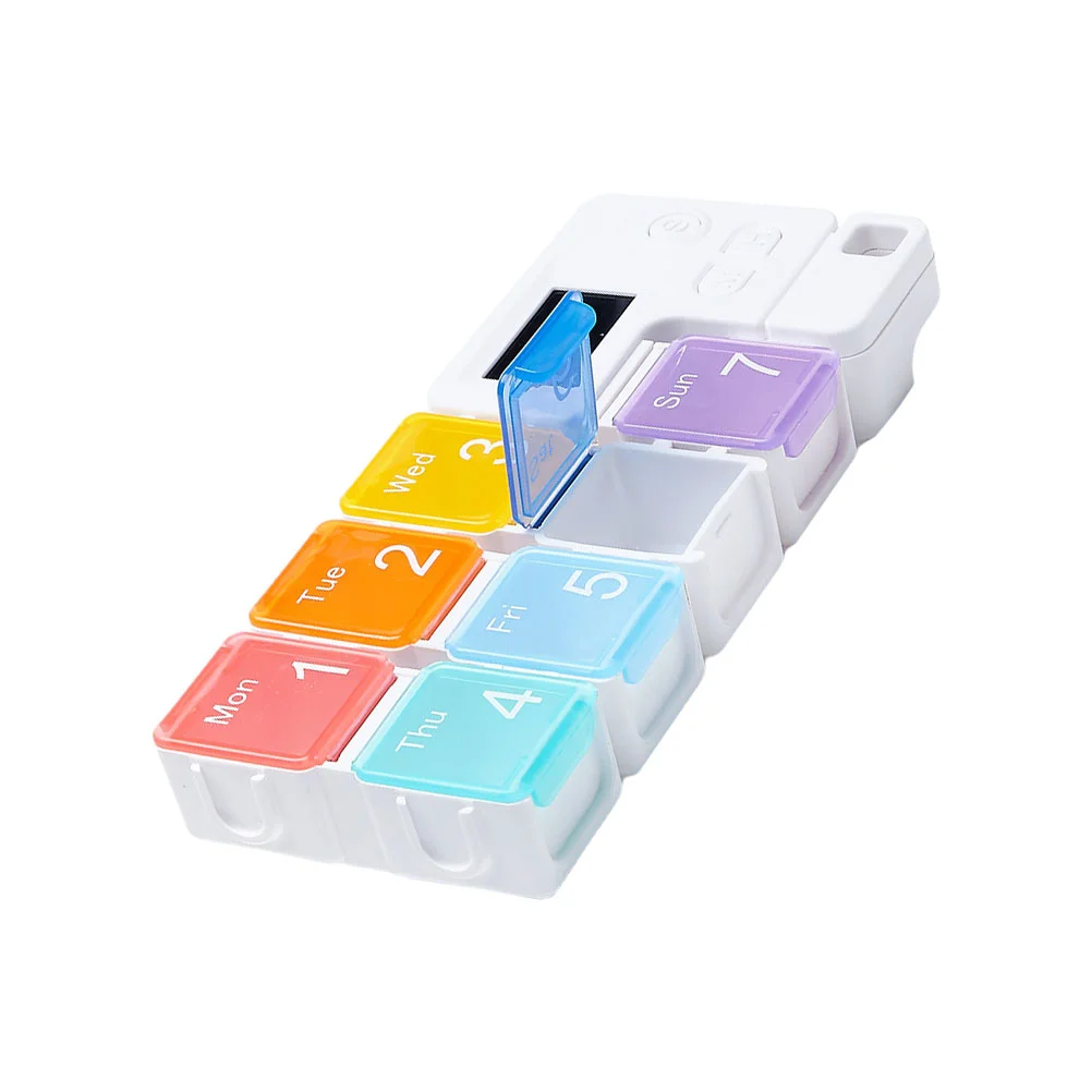 

7 Days Smart Box Medicine Organizer Supply Convenient Case Detachable