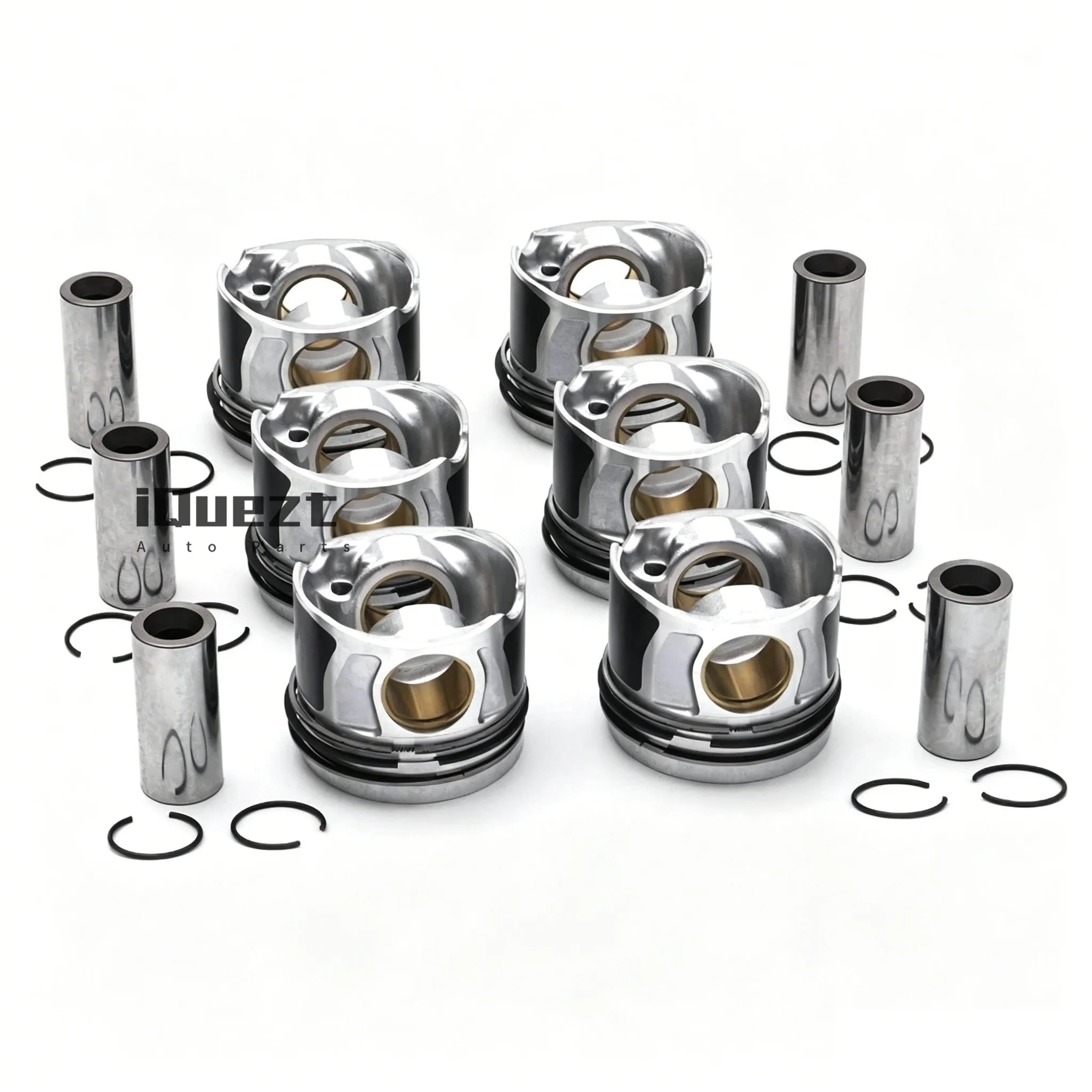 Фото Комплект из 6 поршневых колец STD 059107065FT для Audi A4 A6 Q7 VW Amarok 3.0 TDI CRT CSW CVZ DCP EA897 №3