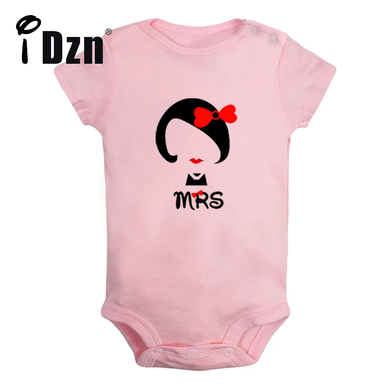 

Mrs I'm a Cool Girls Little Lady Cute Fun Print Baby Rompers Girls Bodysuit Infant Short Sleeves Jumpsuit Kids Soft Clothes