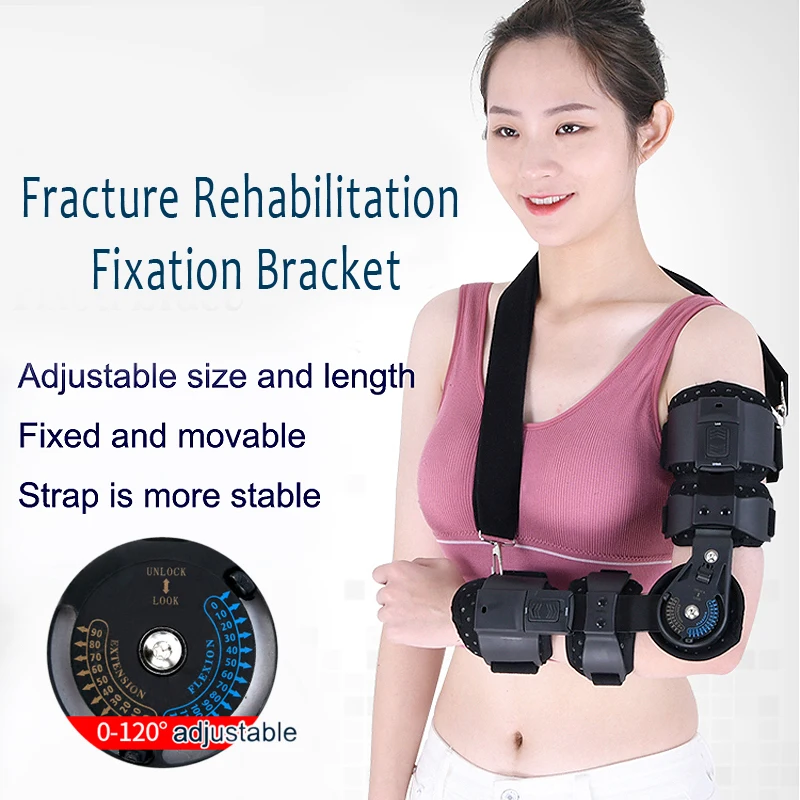 

Elbow Joint Wrist Arm Fracture Fracture Injury Stereotype Correction Rehabilitation Training Tool Adjustable Splint Injury Recovery Aluminum Alloy Fixing Bracket Arm Support Elbow Band Support Band Bandage
