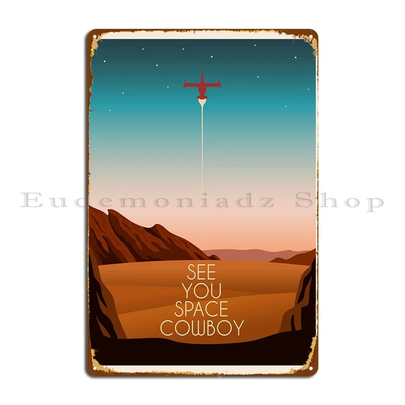 

Металлический знак Cowboy Bebop, дизайн заржавей, фотография