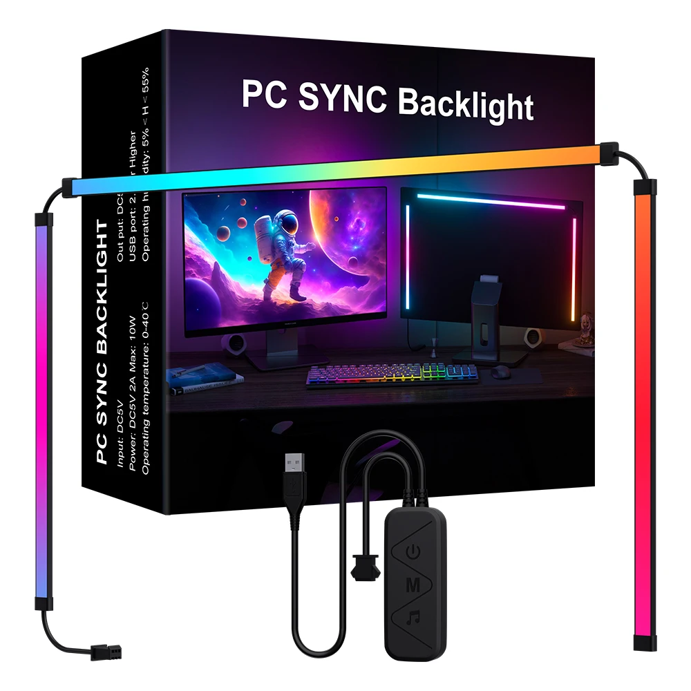 Фото Светодиодная лента RGB для подсветки телевизора, подсветка для компьютера «сделай сам», с функцией поддержания яркости №4