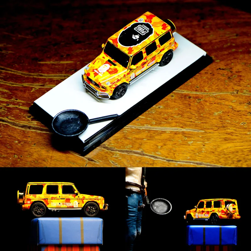 

Motorhelix MH 1:64 BENZ G63 2019 AMG Big G Limited Resin Car Model