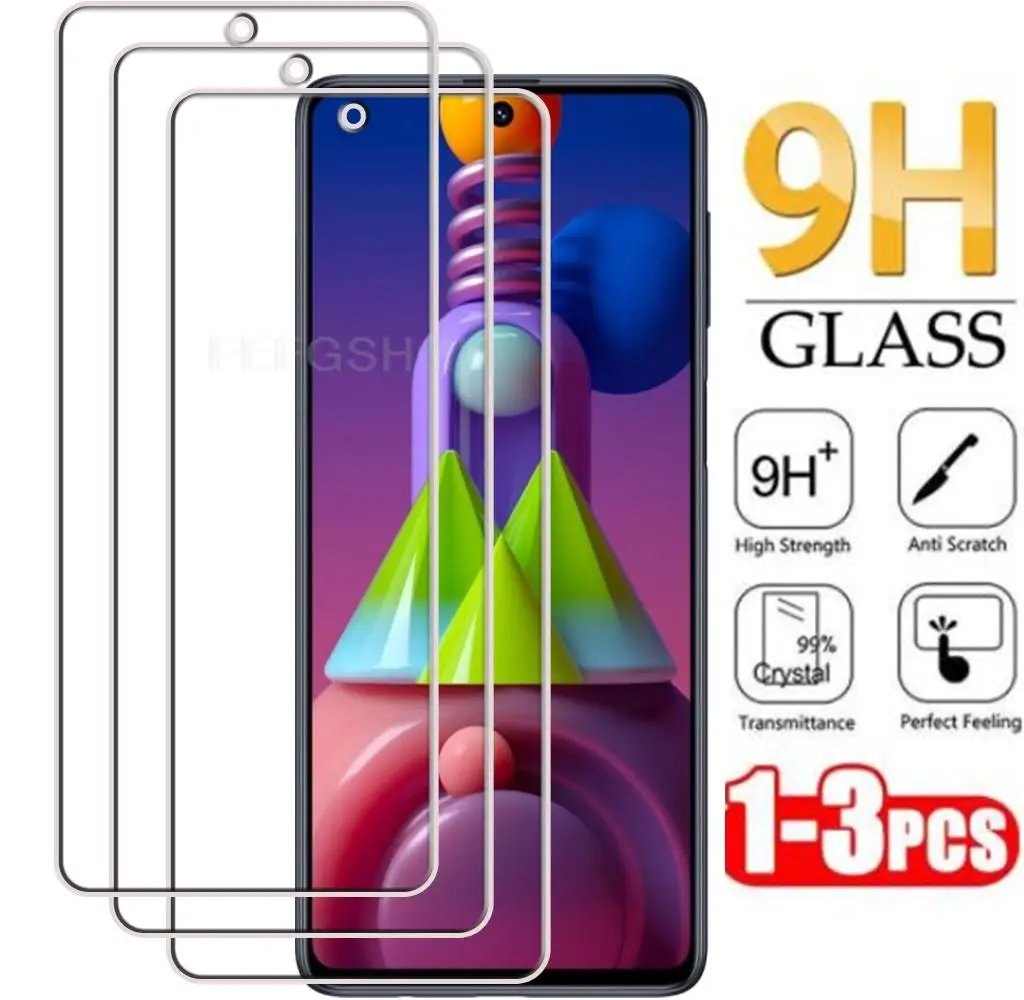 HD Оригинальное закаленное стекло для Samsung Galaxy M51 6,7 