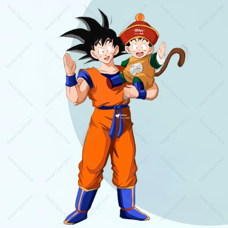 Фото Новый оригинальный Demoniacal Fit Father and Son The Unbreakable Bond SHF Dragon Ball Goku Gohan Аниме Фигурка Модель Игрушка в подарок №3