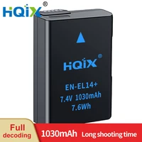hqix for nikon d5300 d3300 d5200 d3400 d5600 d5500 p7000 p7100 p7200 p7700 p7800 camera en el14a charger battery