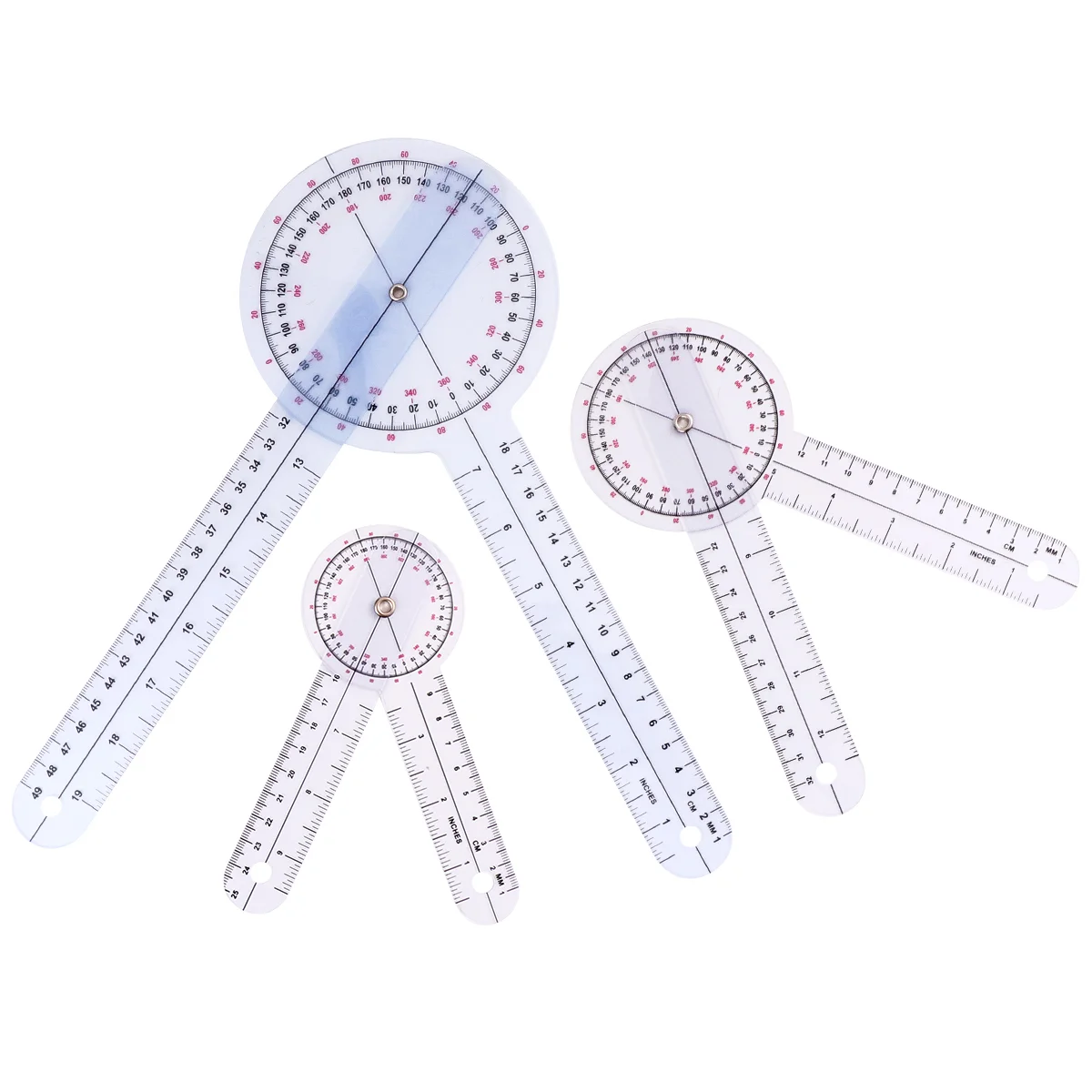 

Goniometer Protractor Ruler Degree Angle Finger Physical Measuring Miter Range Set Body Orthopedic Large Hand Joint Transparent