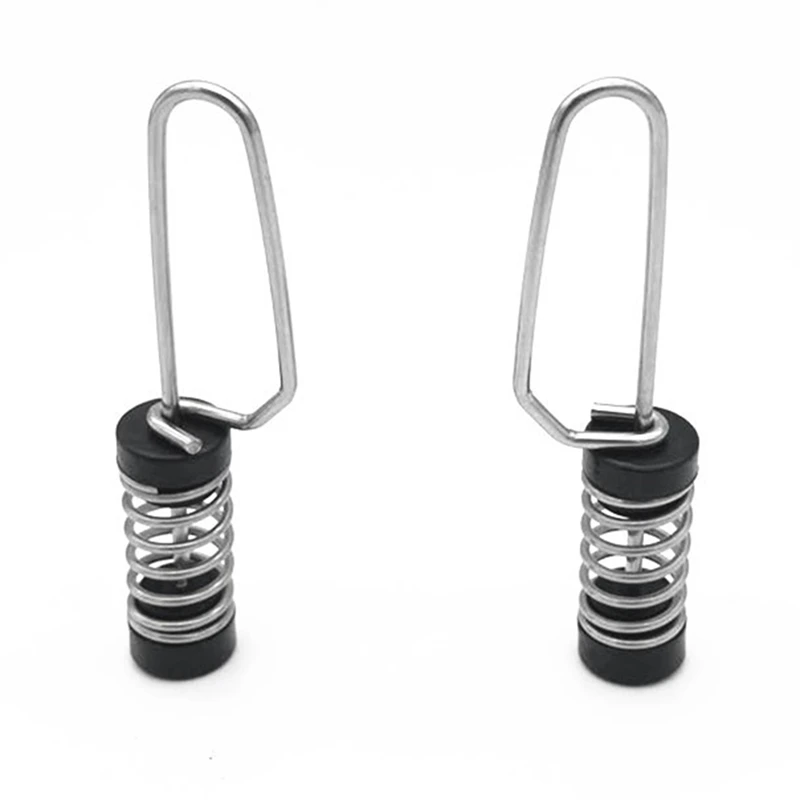 Fishing Flag Clips Stainless Steel Marine Boat For Halyards Outrigger Lines Antennas Flagpole Rope