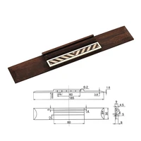 acoustic guitar bridge pins saddle nut sets rosewood upper lower string pillows set for guitar accesories