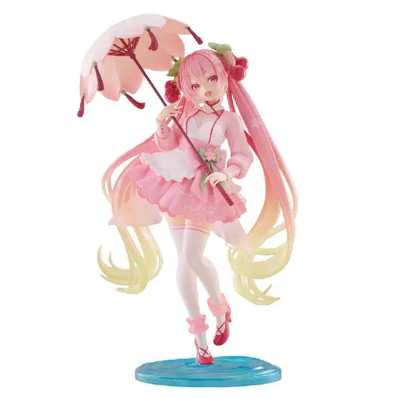 Фото Коллекционная фигурка Taito Amp Vocaloid Hatsune Miku Sakura Cherry из ПВХ, аниме-фигурка, украшение для рабочего стола для взрослых фанатов №5
