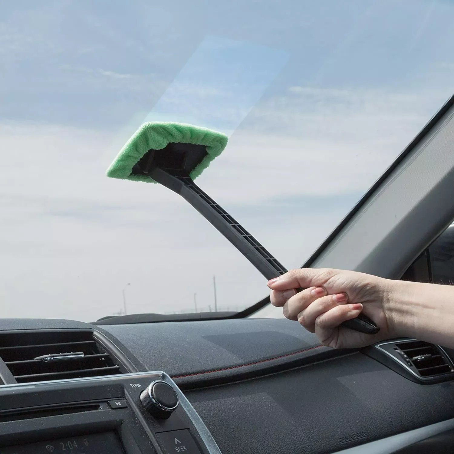 

Car Window Cleaner Brush Kit Windshield Wiper Microfiber Wiper Cleaner Cleaning Brush Auto Cleaning Wash Tool With Long Handle