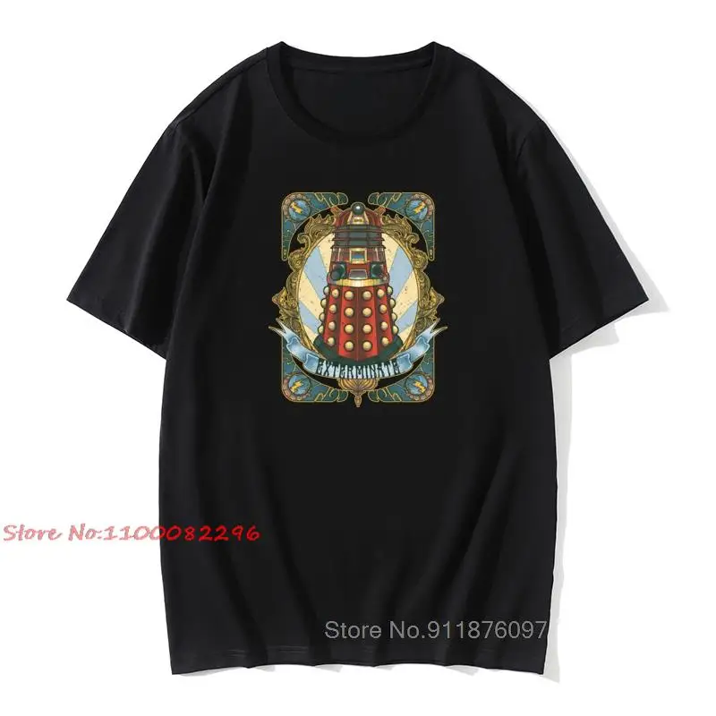 Футболка Dalek newNew Dr Who из хлопчатобумажной ткани для мужчин крутая футболка
