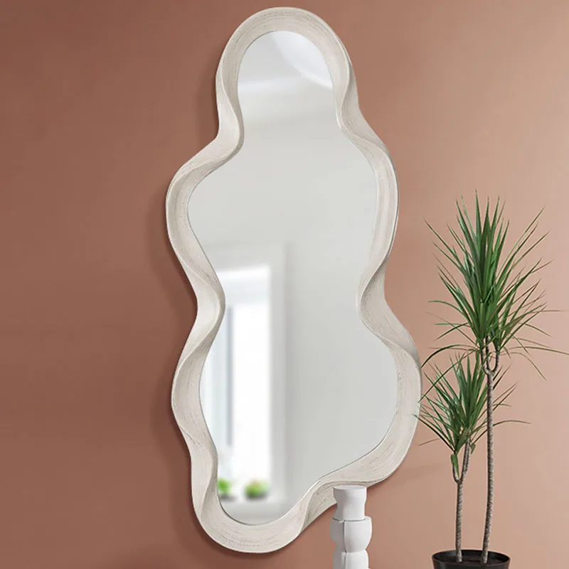 

Full Body Decorative Mirror Large Bedroom Dressing Standing Wall Luxury Mirror Irregular Hairdresser Espelho Parede Room Decor