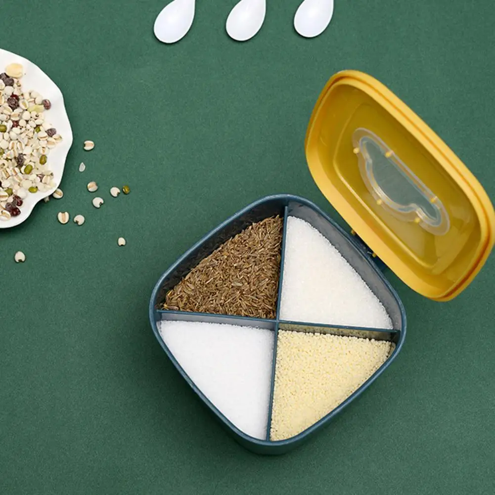 

Nordic Seasoning Box Combination Spice Jar Multi-Grid Salt Herb Seasoning Jar Dust-proof