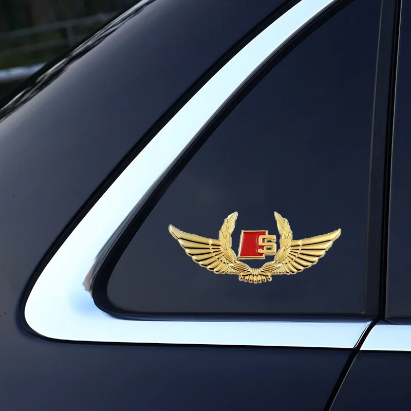 Металлическая Персонализированная Модифицированная ярлык для Audi A3 A4 A6 A5 Q5 S3 S4 S5 S6 Q7 Q3 RS3 RS4