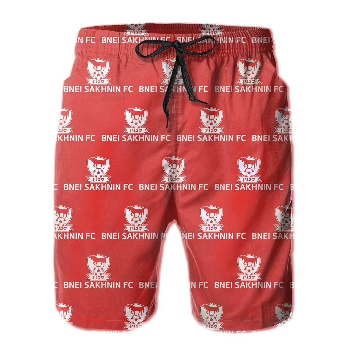 

Пляжные шорты Израиль бнеи Сахнин FC, плавательные шорты, повседневные шорты, повседневная классическая посадка с сетчатой подкладкой
