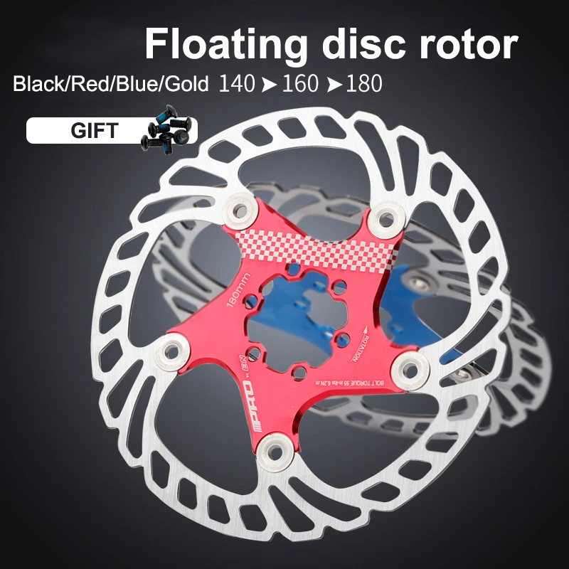 

Дисковый тормозной ротор IIIPRO для велосипеда 140 160 180 203 мм, плавающий утолщенный анодированный быстро охлаждающий ультралегкий диск