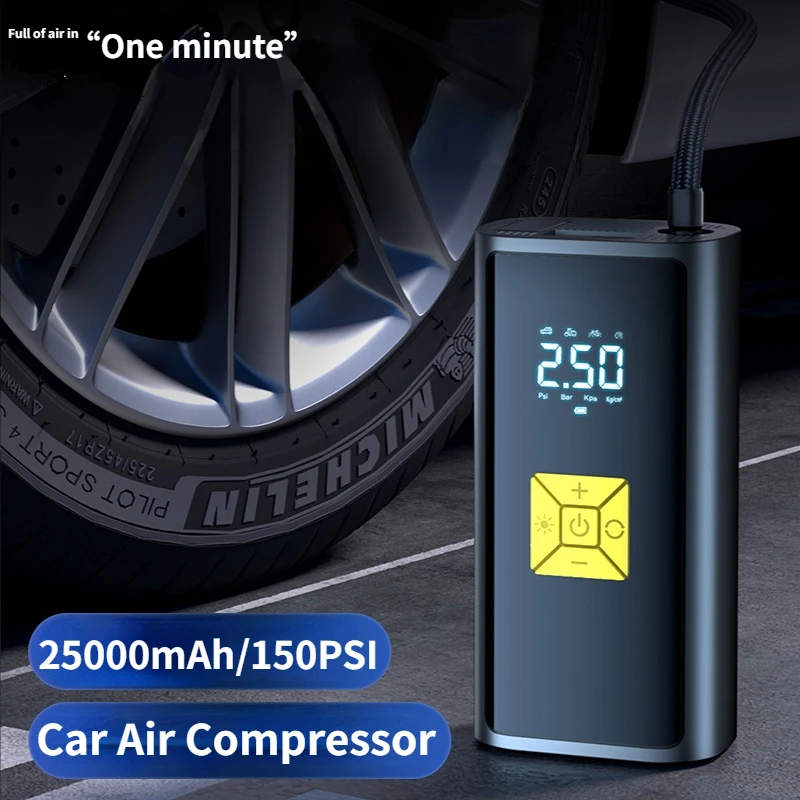 250psi Electric Wireless Portable Tire Inflator Pump For Motorcycle Bicycle Boat Auto Tyre Balls