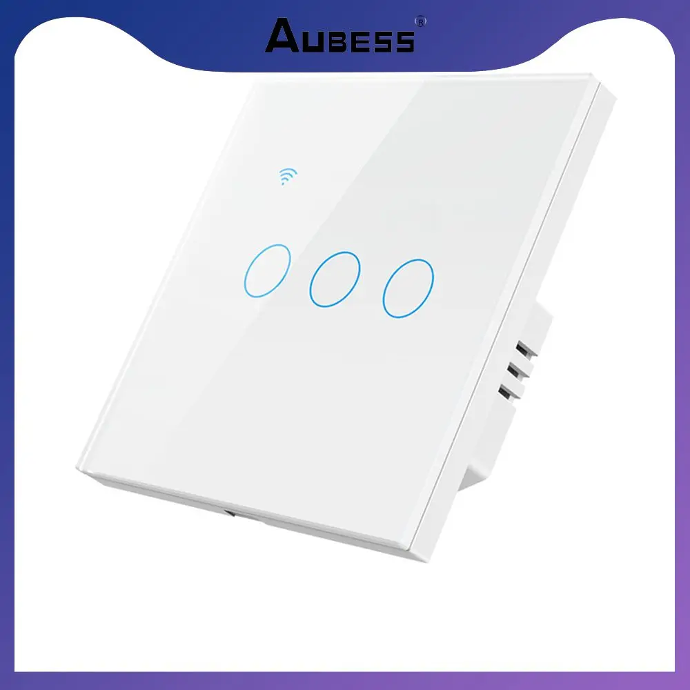 

1/2/3/4 Gang Support Alexa Google Home 3 Control Methods Smart Touch Switch Tuya Wif Touch Light Switch Wall Light Switches Hot