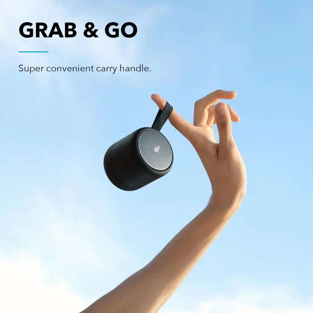 Anker Soundcore Mini 3 Bluetooth-динамик технология BassUp и PartyCast USB-C Водонепроницаемый IPX7