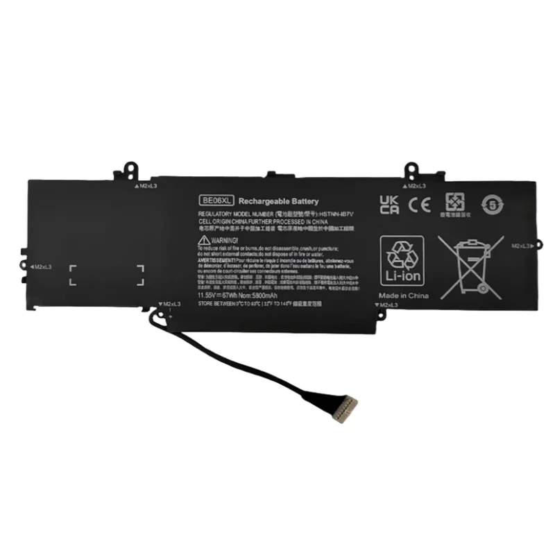 Фото Аккумулятор для ноутбука 11.55V 67Wh 5800mAh HSTNN-IB7V HSTNN-DB7Y BE06XL для HP Elitebook Folio 1040 G4 918045-1C1 918045-171 918180-855 №3