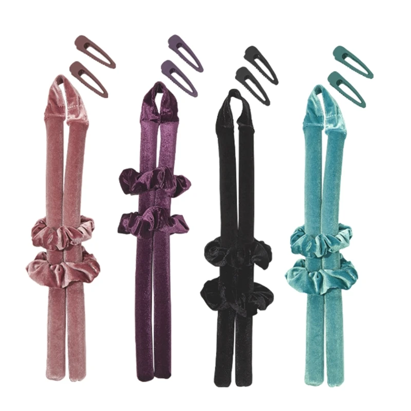 RXJC Мягкие плюшевые безнагревательные бигуди DIY Инструменты для укладки волос