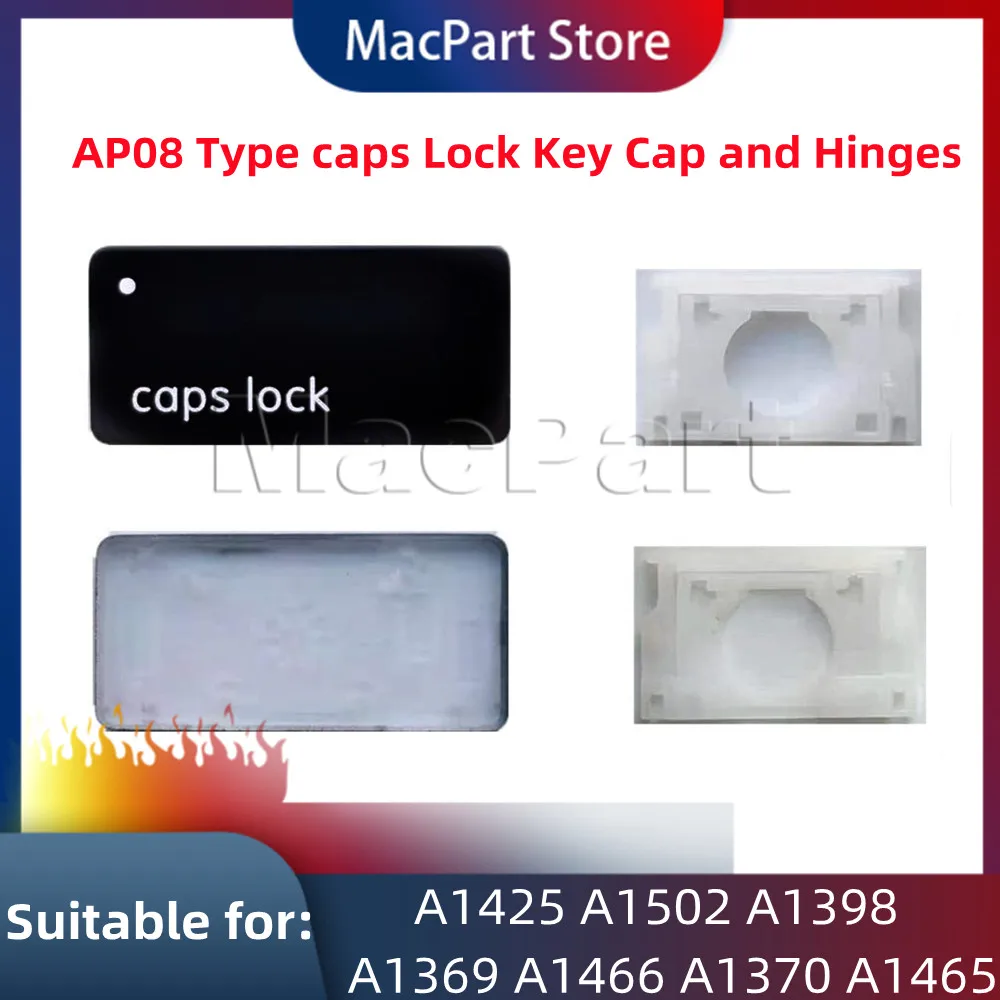 Замена отдельной клавиши Caps Lock типа AP08 и петля для MacBook Pro/Air модели A1425 A1502 A1398 A1369 A1466 A1370 A1465.