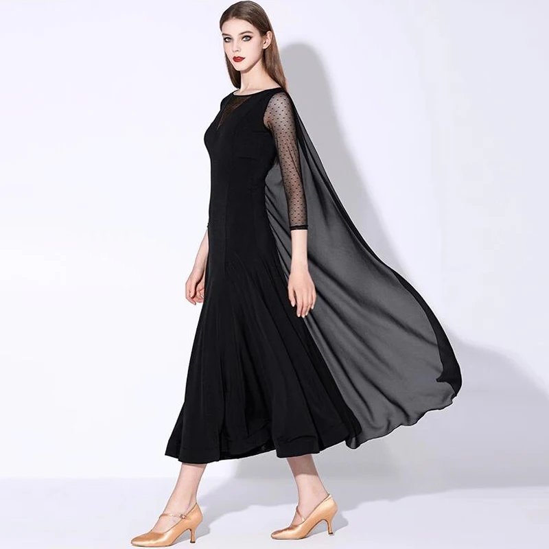 Платье Waltz для Бальных соревнований стандартный костюм танцев и выступлений