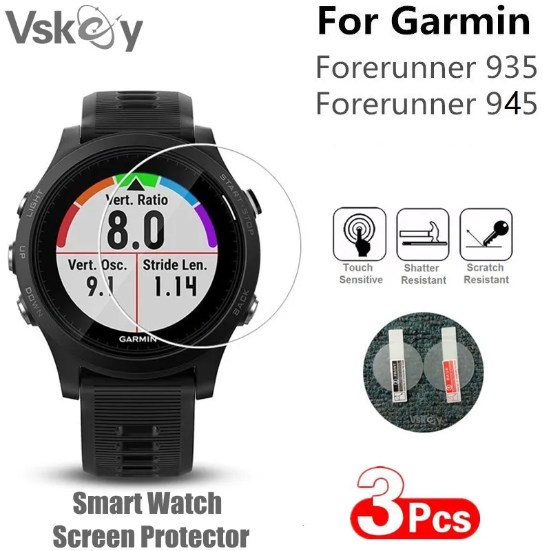 

3PCS Screen Protector for Garmin Forerunner 945 Forerunner 935 Round Smart Watch Tempered Glass Anti Scratch Protective Film