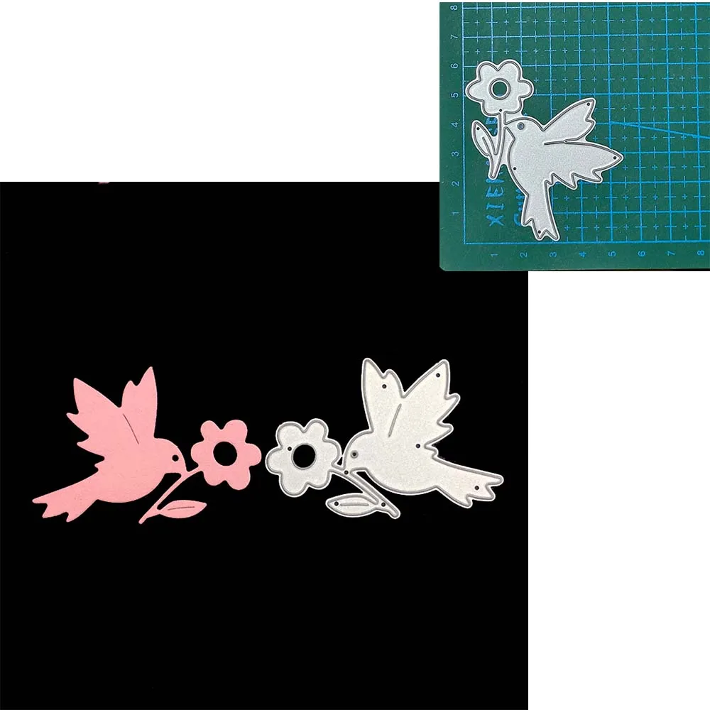 

metal cutting dies cut die mold Bird Flower decoration Scrapbook paper craft knife mould blade punch Embossing stencils dies